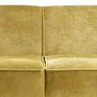 Sofá de design estofado em madeira de faia Grilli Kipling fez Itália Viadurini