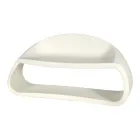 Sofá interno ou externo de dois lugares em polietileno fabricado na Itália - duplos Viadurini