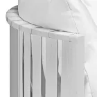 Sofá Exterior 2 Lugares em Alumínio com Cordas Design de Luxo 3 Acabamentos - Julie Viadurini