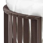 Sofá Exterior 2 Lugares em Alumínio com Cordas Design de Luxo 3 Acabamentos - Julie Viadurini