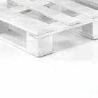 Sofá étnico acolchoado de dois lugares em tecido de retalhos e madeira - fibra Viadurini