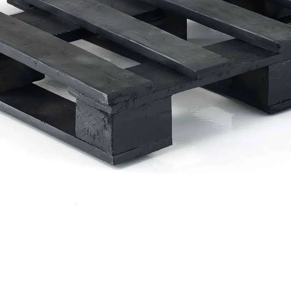 Sofá étnico acolchoado de dois lugares em tecido de retalhos e madeira - fibra Viadurini