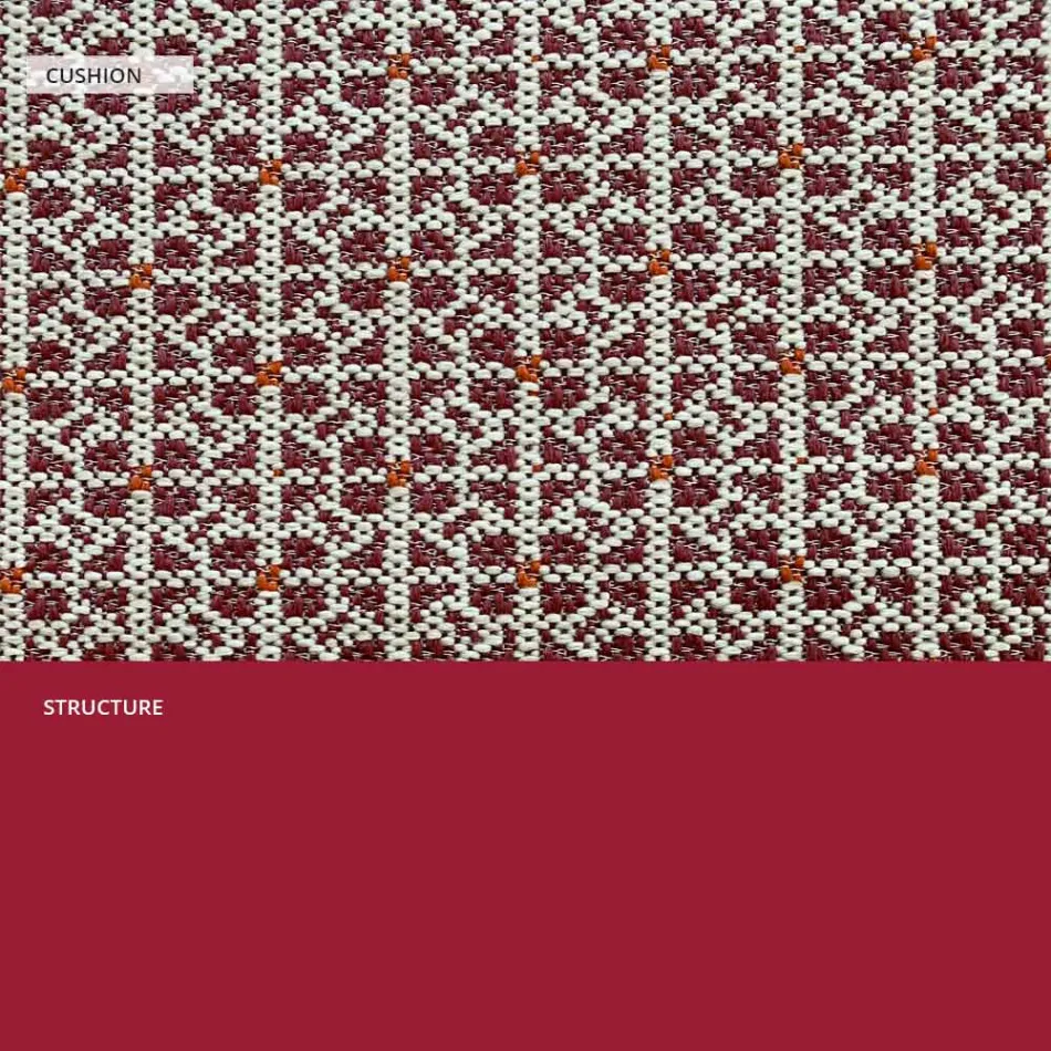 Sofá de metal para jardim moderno de alta qualidade fabricado na Itália - Karol Viadurini