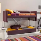 Sofá-cama de design forrado com tecido Made in Italy - Gretel Viadurini