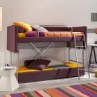 Sofá-cama de design forrado com tecido Made in Italy - Gretel Viadurini