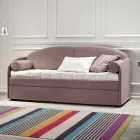 Moderno Sofá-Cama Beliche em Tecido Marrom Made in Italy - Pont Viadurini