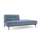 Sofá-cama ajustável azul em 3 posições Dublexo Viadurini