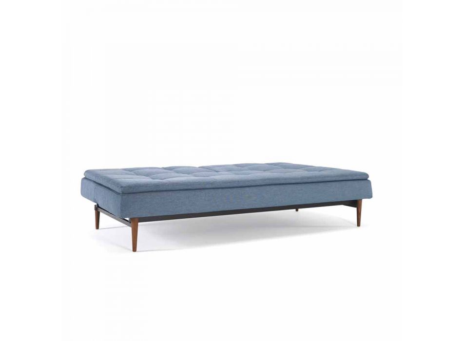 Sofá-cama ajustável azul em 3 posições Dublexo Viadurini