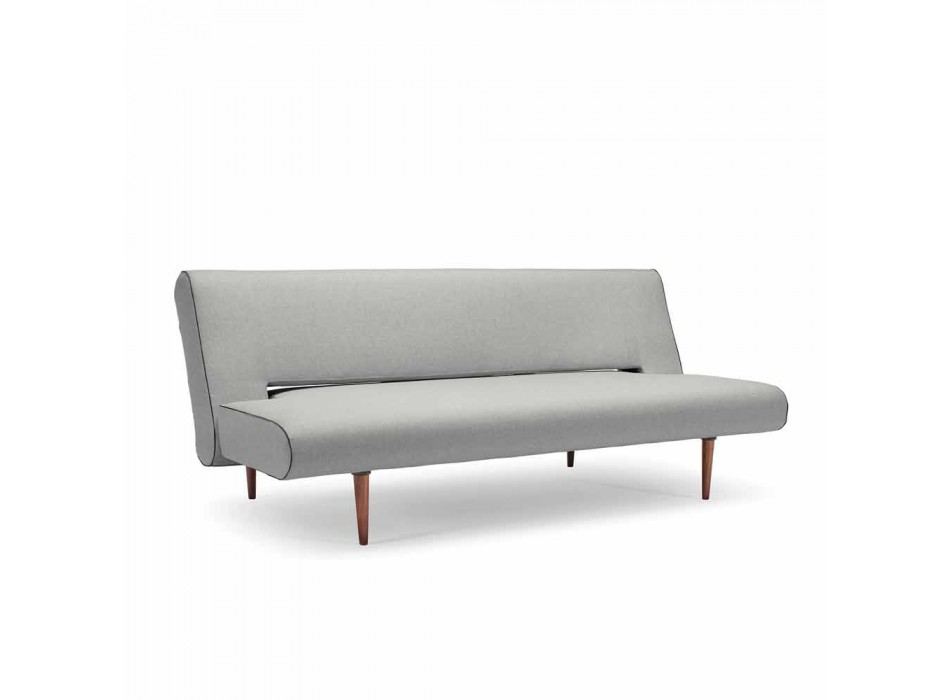 Sofá cama estofado de tecido Unfurl by Innovation design moderno