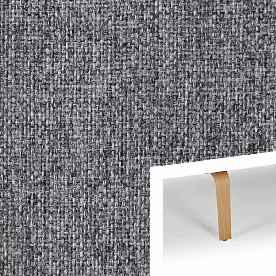 Sofá-cama design moderno Zeal by Innovation em tecido estofado Viadurini