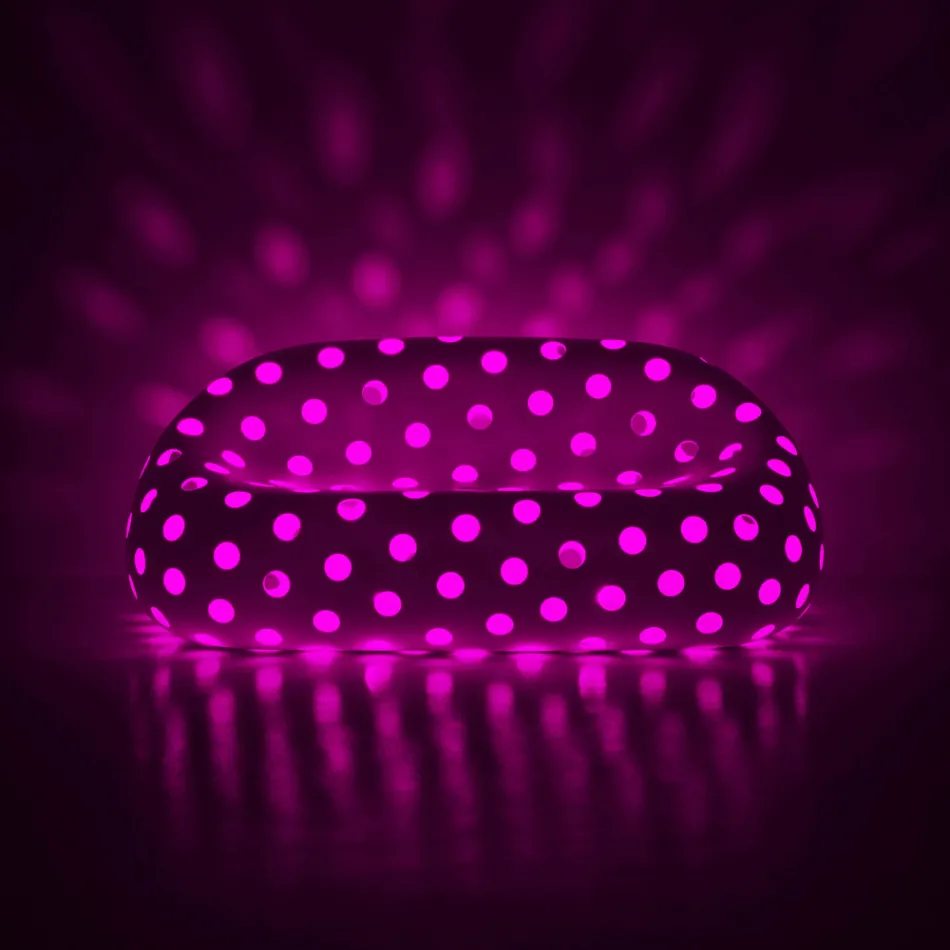 Sofá Luminoso Exterior em Polietileno com LED Made in Italy - Asso Viadurini