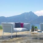 Sofá moderno para design removível externo ou interno feito na Itália - Carmine Viadurini