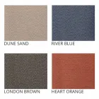 Sofá 2 lugares ao ar livre em tecido ou pele - Mara by Slide Viadurini