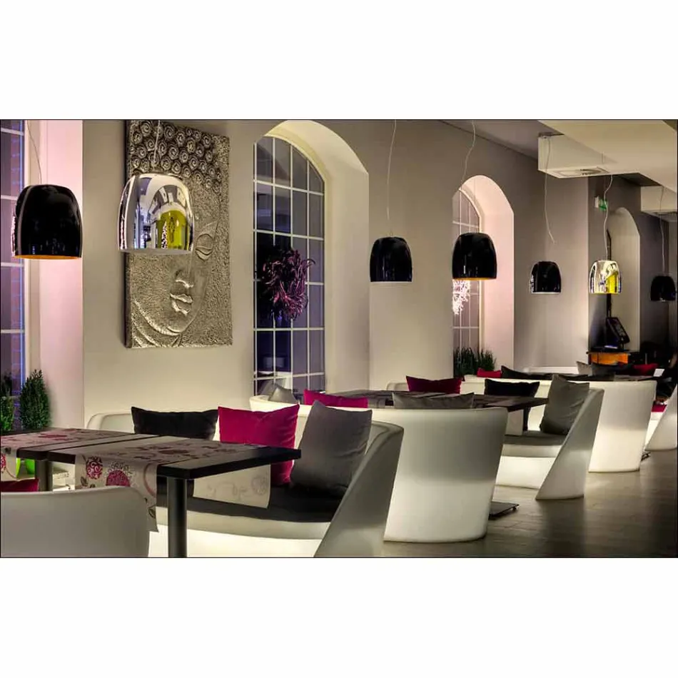 Sofá de polietileno interior Slide design Rap feito na Itália Viadurini