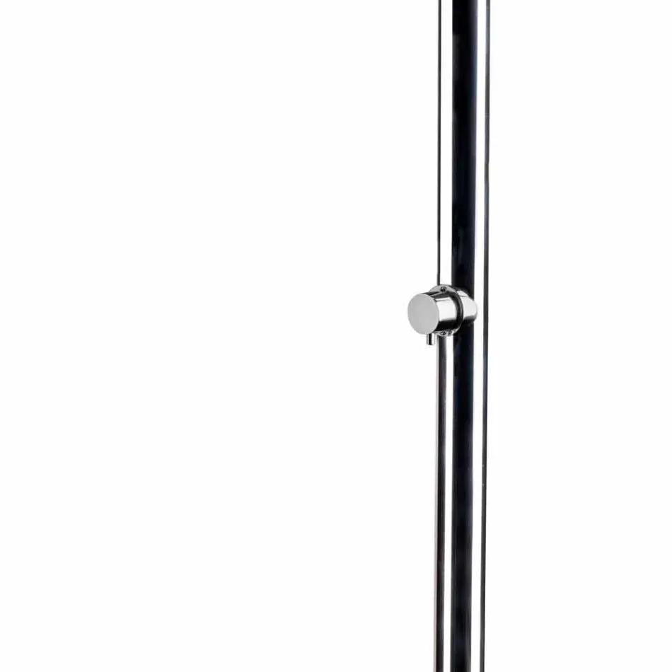 Chuveiro de jardim com chuveiro embutido de aço inoxidável Made in Italy - Yuki Viadurini