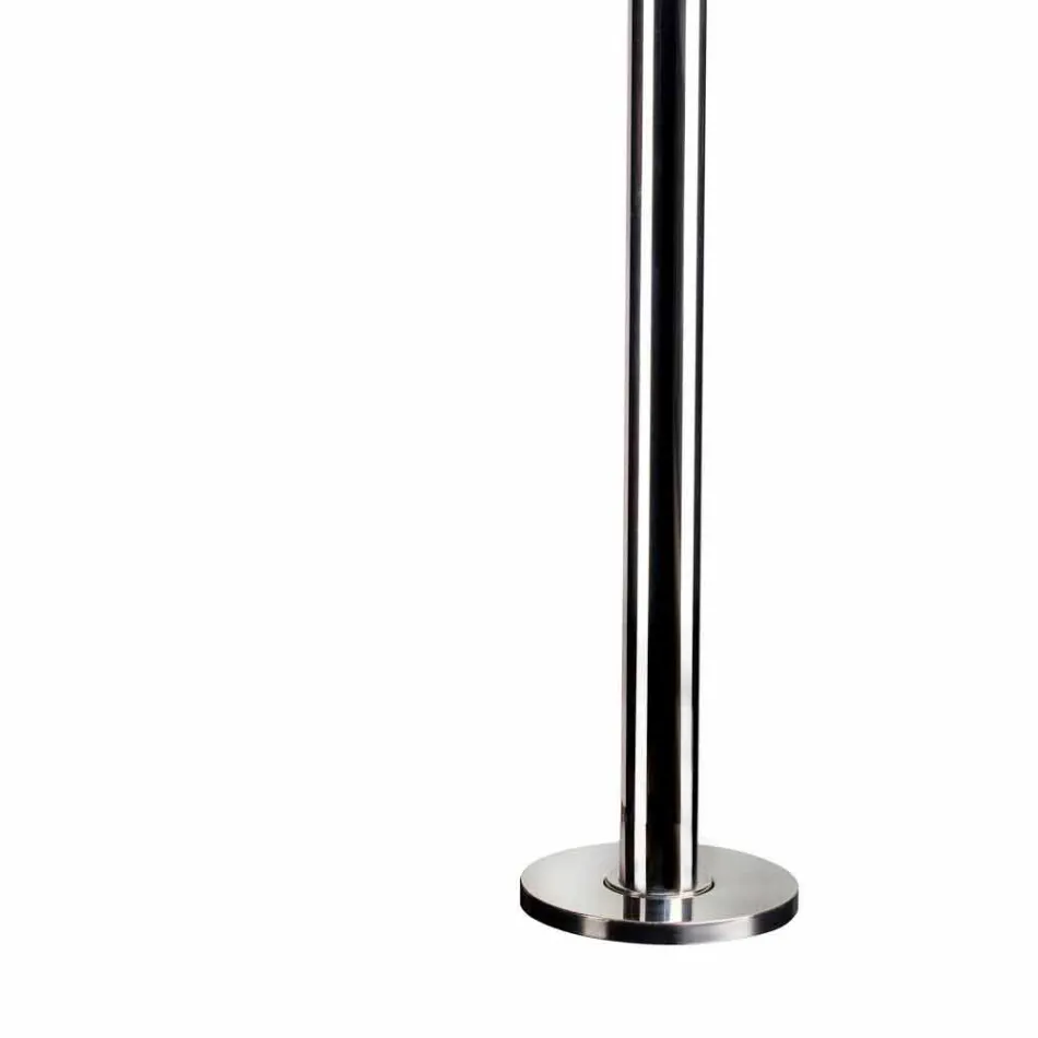 Chuveiro de jardim com chuveiro embutido de aço inoxidável Made in Italy - Yuki Viadurini