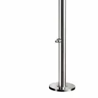 Chuveiro de jardim de aço inoxidável cromado com lava-pés Made in Italy - Marlen Viadurini