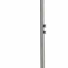 Chuveiro de jardim em aço inoxidável cromado com lava-pés Made in Italy - Modeo Viadurini