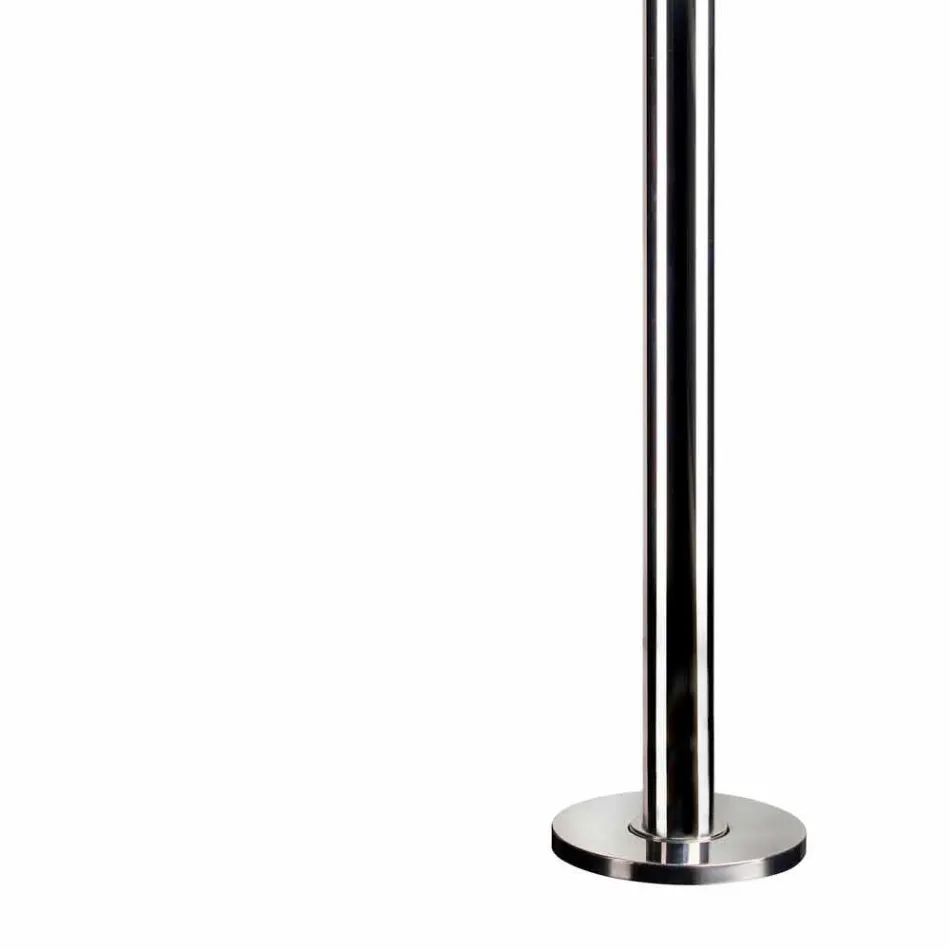 Chuveiro Externo em Aço com Misturador e Chuveiro Redondo Fabricado em Itay - Yuki Viadurini