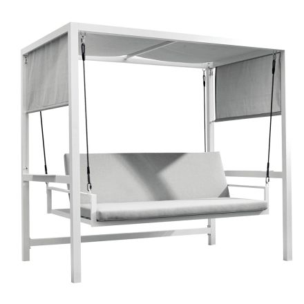 Balanço de jardim suspenso em alumínio pintado - Broccard Viadurini