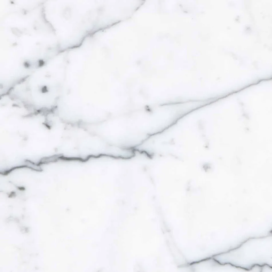 Duas Montanhas Russas em Mármore Branco e Cinza com Cortiça Made in Italy - Jessa Viadurini