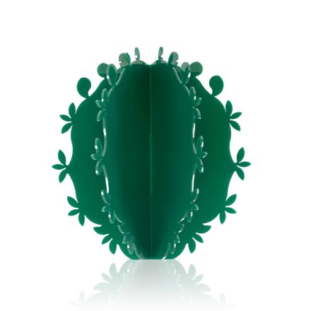 Elemento Decorativo em Plexiglass em Forma de Cacto Fabricado na Itália - Amadeirado Viadurini