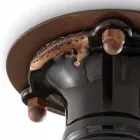 Holofote de teto design retro cerâmica e metal Cloe Ferroluce Viadurini