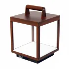 Refletor Led Decorativo Exterior em Alumínio Branco ou Corten - Bettina Viadurini