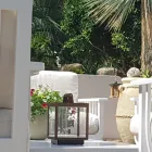 Refletor Led Decorativo Exterior em Alumínio Branco ou Corten - Bettina Viadurini