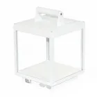 Refletor Led Decorativo Exterior em Alumínio Branco ou Corten - Bettina Viadurini