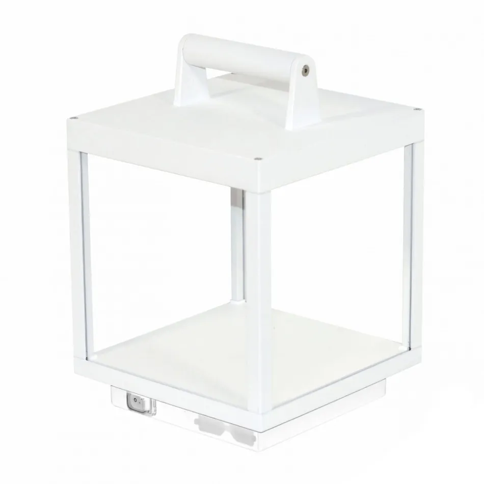 Refletor Led Decorativo Exterior em Alumínio Branco ou Corten - Bettina Viadurini