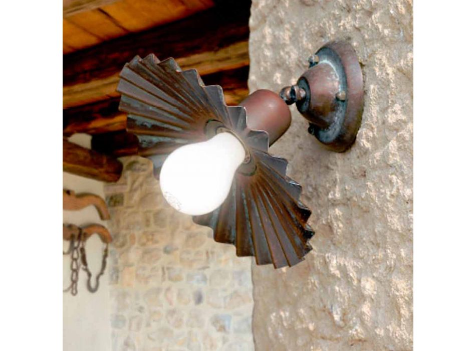 Luz de teto recesso na coruja de bronze antigo Viadurini
