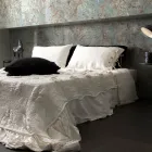 Fronha de Cama Retangular em Linho Branco ou Preto com Botões e Cordões - Agora Viadurini