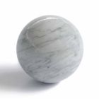 Peso de papel moderno em bola em mármore Bardiglio Gray fabricado na Itália - esfera Viadurini