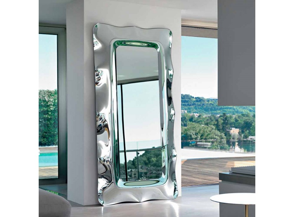 Fiam Italia Dorian piso / espelho de parede 202x105cm made in Italy Viadurini