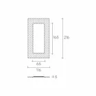 Fiam Italia Pop espelho moderno de parede / piso 216x116cm feito na Itália Viadurini