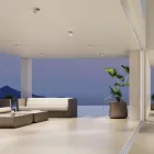 Fotoprojetor Lâmpada de teto LED ajustável para interior em alumínio - etrusca Viadurini