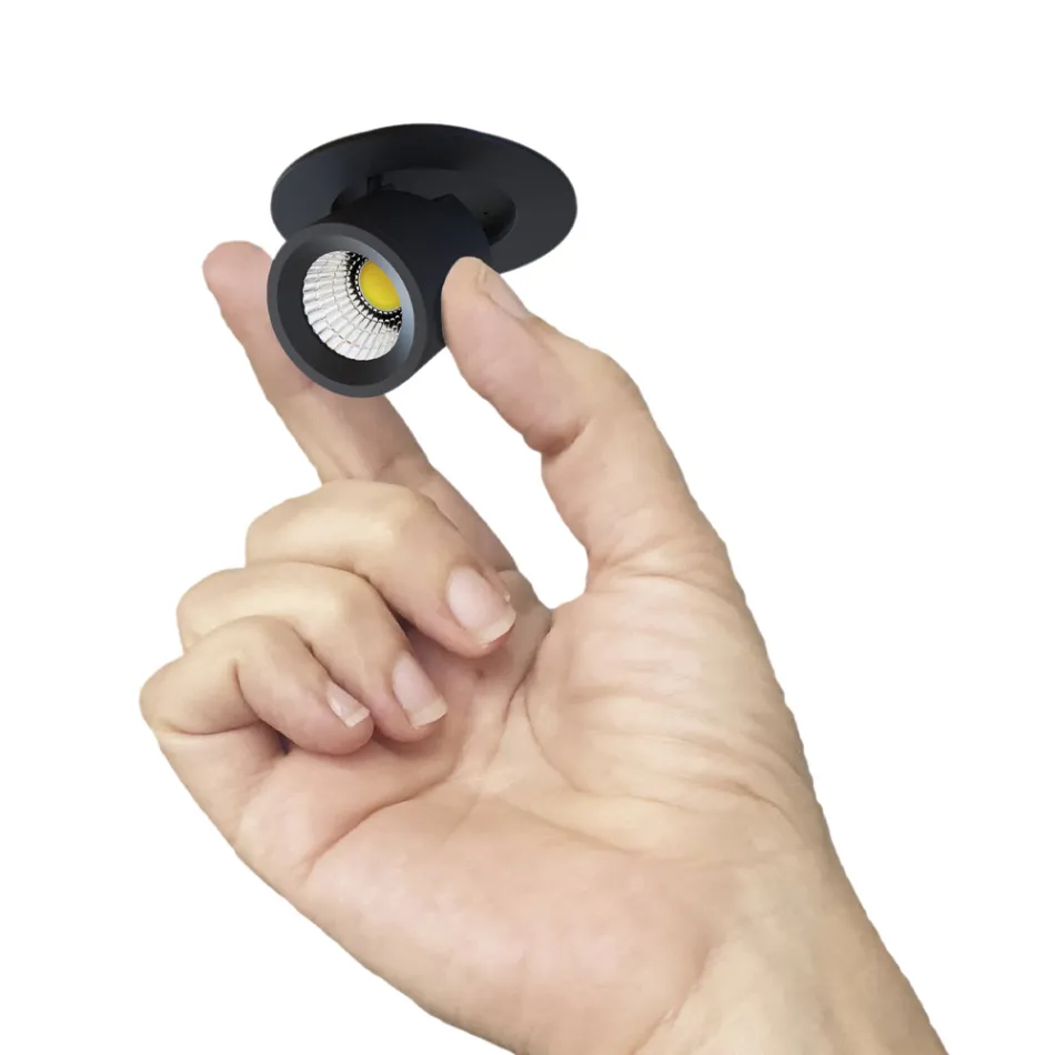 Fotoprojetor Lâmpada de Teto LED Ajustável em Alumínio 4 Peças - Etrusca Viadurini