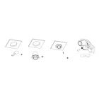 Fotoprojetor Lâmpada de Teto LED Ajustável em Alumínio 4 Peças - Etrusca Viadurini