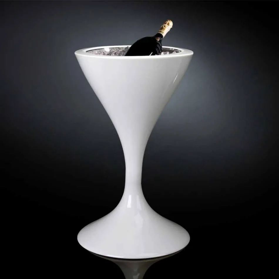 Frappeuse de piso em polietileno branco Fabricado na Itália - Bratislava Viadurini