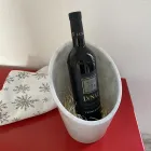 Glacette de vinho ou champanhe em mármore branco de Carrara fabricado na Itália - Ciotti Viadurini