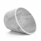 Glacette de vinho ou champanhe em mármore branco de Carrara fabricado na Itália - Ciotti Viadurini