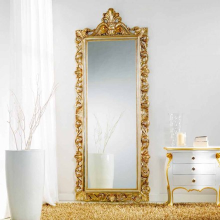 Espelho grande de piso / parede com design clássico Tiara, 86 x 220 cm Viadurini
