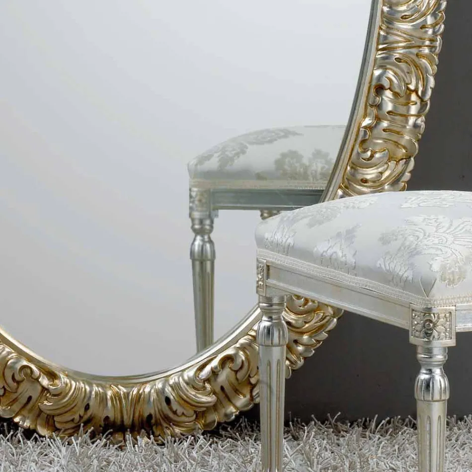 Espelho de parede / piso oval grande Life, 114x190 cm Viadurini