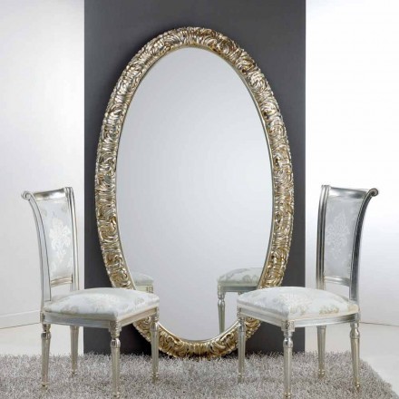 Espelho de parede / piso oval grande Life, 114x190 cm Viadurini