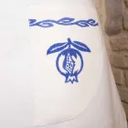 Avental de linho artesanal italiano de uma peça - Marcas Viadurini