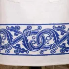 Avental de linho artesanal italiano de uma peça - Marcas Viadurini