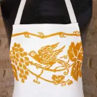 Avental de linho artesanal italiano de uma peça - Marcas Viadurini