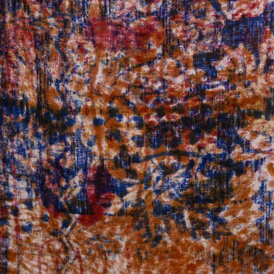 Avental Italiano Artesanal em Algodão com Impressão Manual - Marcas Viadurini