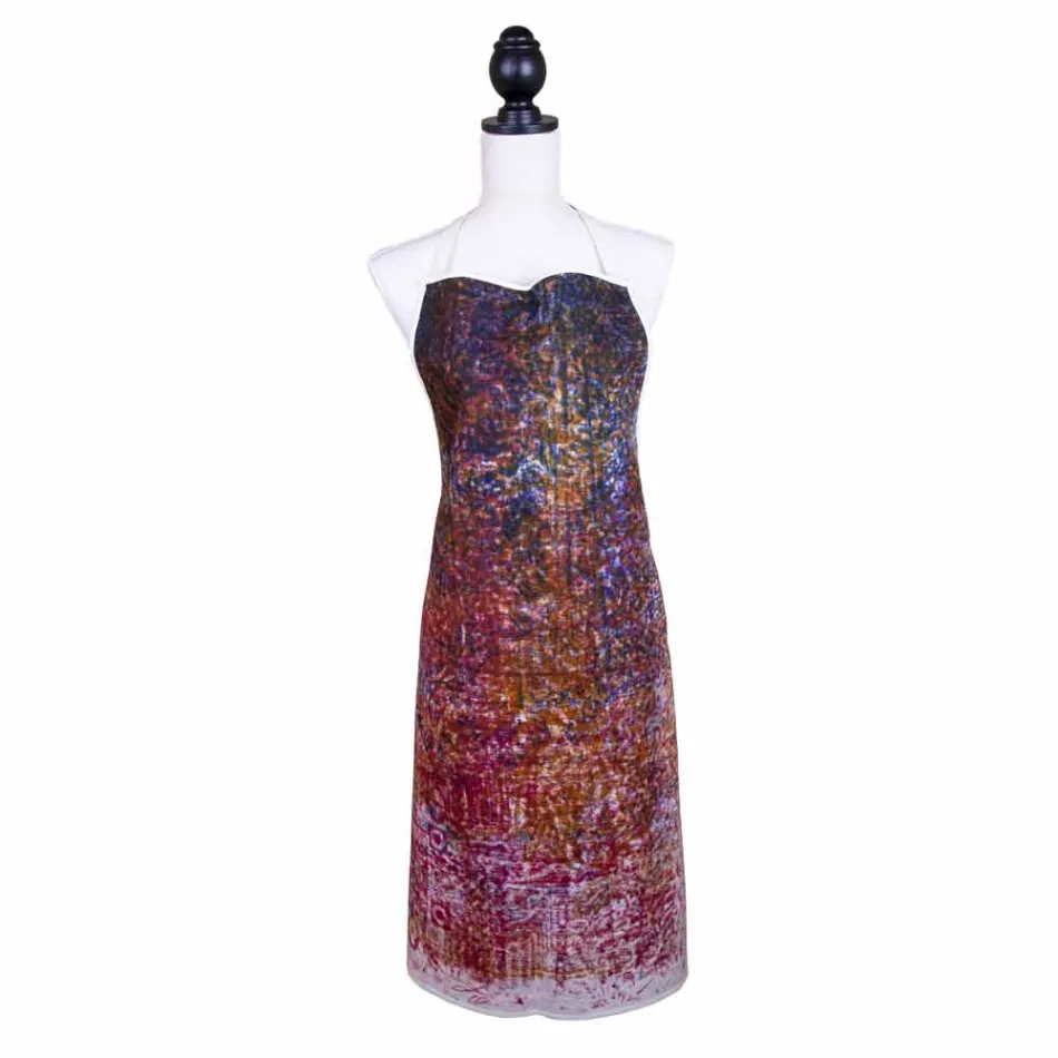 Avental Italiano Artesanal em Algodão com Impressão Manual - Marcas Viadurini